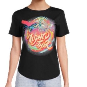 Thor marvel Love Thunder graphic T-shirt Tee Black / Size L (11-13)